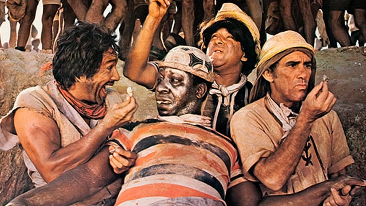 Cena do filme Os Trapalhões na Serra Pelada