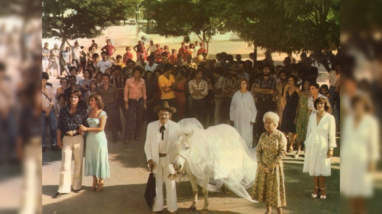 Cena do filme O Jeca e a Égua Milagrosa