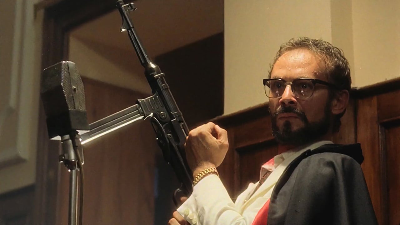 Cena do filme O Homem da Capa Preta