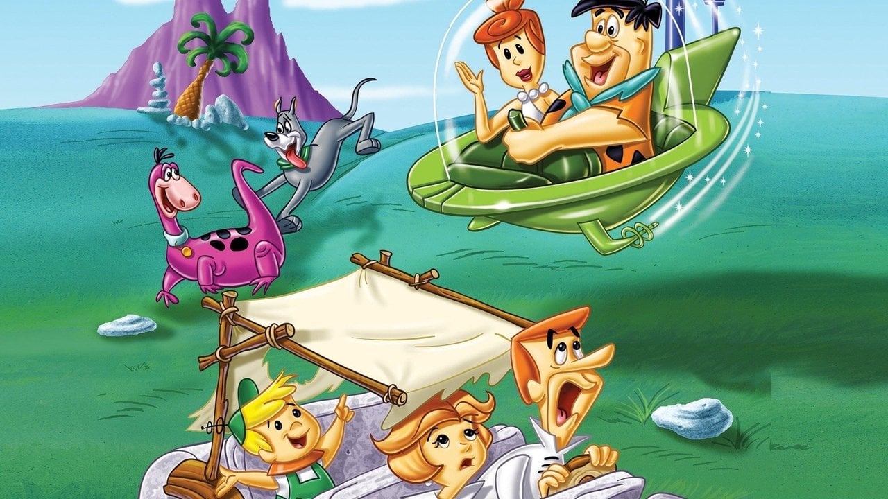 Cena do filme Os Jetsons e os Flintstones se Encontram