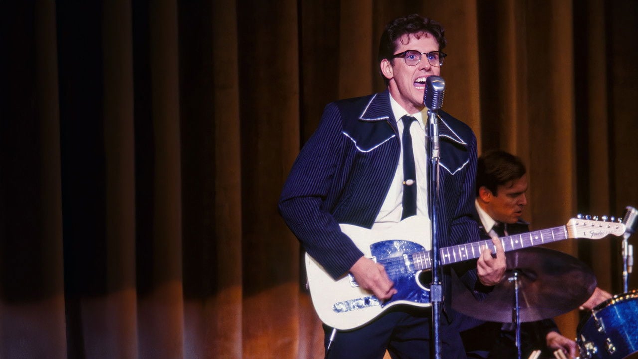 Cena do filme A História de Buddy Holly