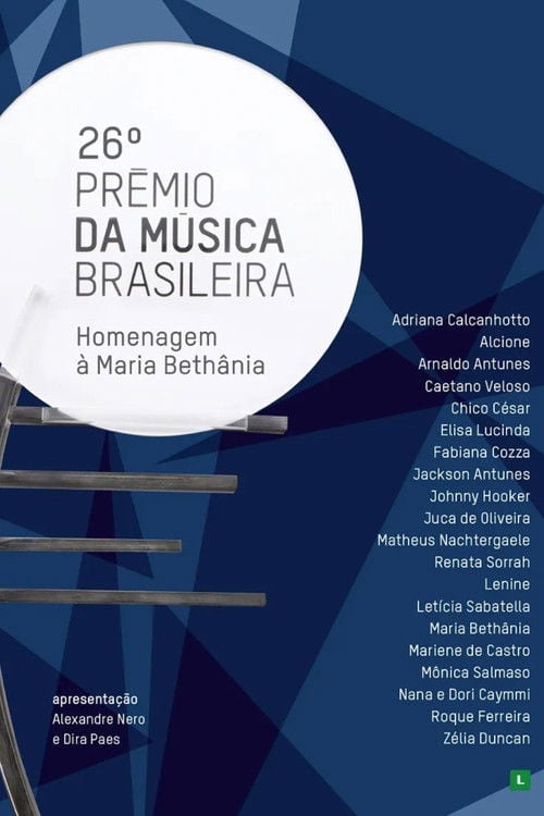Poster do filme 26º Prêmio da Música Brasileira - Homenagem a Maria Bethânia