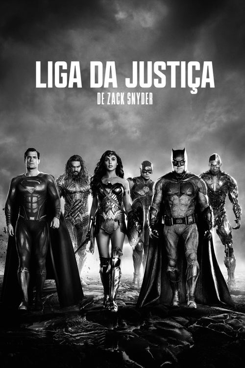 Poster do filme Liga da Justiça de Zack Snyder