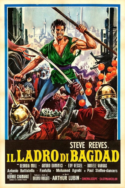Poster do filme As Aventuras do Ladrão de Bagdad